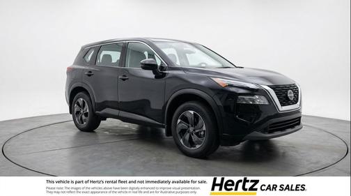 Super Black 2025 Nissan Rogue SV