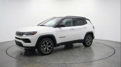 Bright White Clearcoat 2025 Jeep Compass Limited