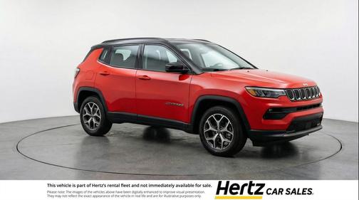 Red Hot Pearlcoat 2025 Jeep Compass Limited