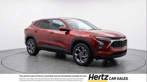 Crimson Metallic 2025 Chevrolet Trax LT