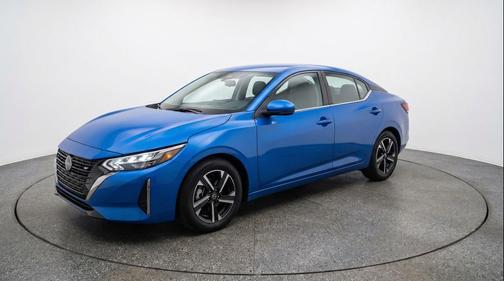 Electric Blue Metallic 2025 Nissan Sentra SV