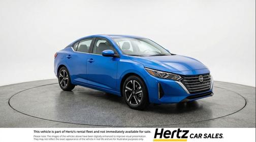 Electric Blue Metallic 2025 Nissan Sentra SV