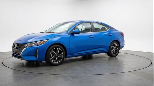 Electric Blue Metallic 2025 Nissan Sentra SV