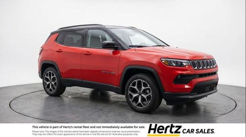 Red Hot Pearlcoat 2025 Jeep Compass Limited