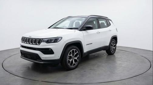 Bright White Clearcoat 2025 Jeep Compass Limited