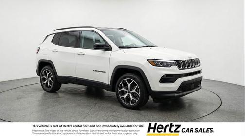 Bright White Clearcoat 2025 Jeep Compass Limited
