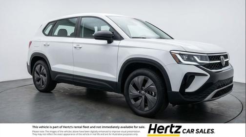 Pure White 2026 Volkswagen Taos S