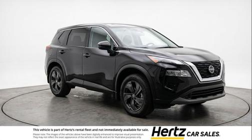 Super Black 2025 Nissan Rogue SV