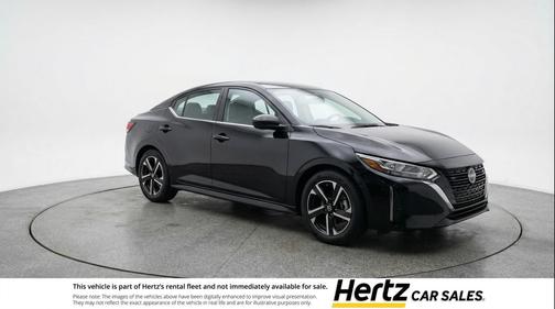 Super Black 2025 Nissan Sentra SV