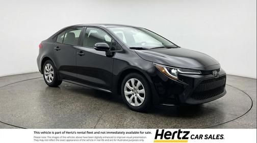 Midnight Black Metallic 2025 Toyota Corolla LE