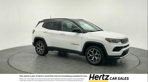 Bright White Clearcoat 2025 Jeep Compass Limited