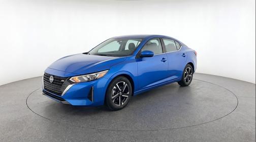 Electric Blue Metallic 2025 Nissan Sentra SV
