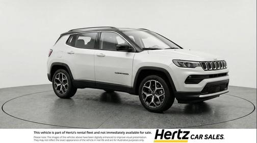 Bright White Clearcoat 2025 Jeep Compass Limited