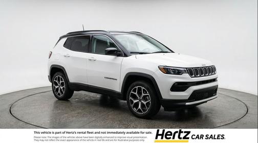 Bright White Clearcoat 2025 Jeep Compass Limited
