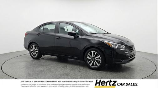 Super Black 2025 Nissan Versa 1.6 SV