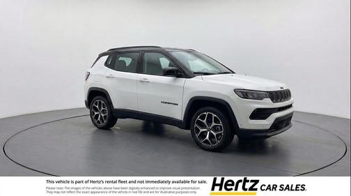 Bright White Clearcoat 2025 Jeep Compass Limited