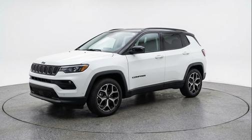 Bright White Clearcoat 2025 Jeep Compass Limited