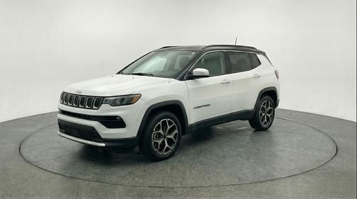 Bright White Clearcoat 2025 Jeep Compass Limited