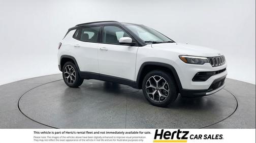 Bright White Clearcoat 2025 Jeep Compass Limited