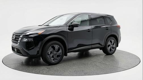 Super Black 2025 Nissan Rogue SV