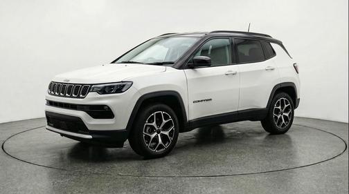 Bright White Clearcoat 2025 Jeep Compass Limited
