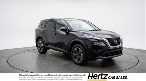 Super Black 2025 Nissan Rogue SV