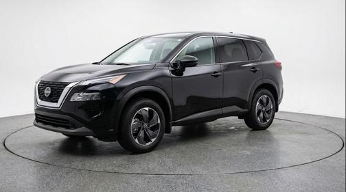 Super Black 2025 Nissan Rogue SV