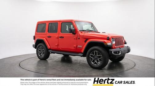 Firecracker Red Clearcoat 2025 Jeep Wrangler 4-Door Sahara 4x4