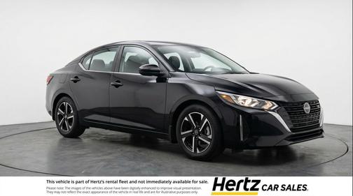 Super Black 2025 Nissan Sentra SV