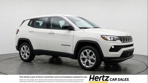 Bright White Clearcoat 2025 Jeep Compass Latitude
