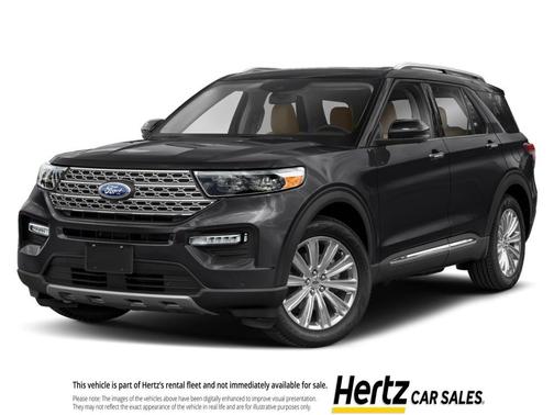 Agate Black Metallic 2023 Ford Explorer Limited