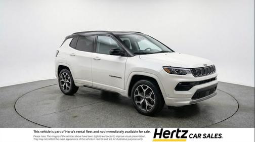 Bright White Clearcoat 2025 Jeep Compass Limited