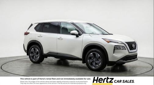 Everest White Pearl Tricoat 2025 Nissan Rogue SV