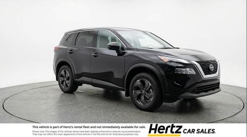 Super Black 2025 Nissan Rogue SV