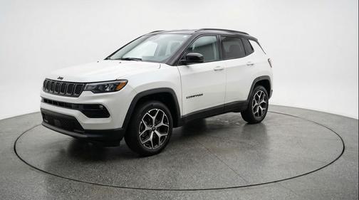 Bright White Clearcoat 2025 Jeep Compass Limited