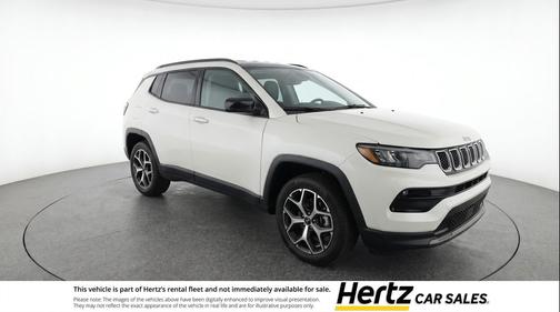 Bright White Clearcoat 2025 Jeep Compass Limited