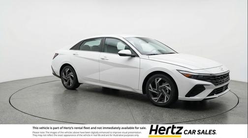 Serenity White 2025 Hyundai ELANTRA SEL
