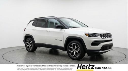 Bright White Clearcoat 2025 Jeep Compass Limited