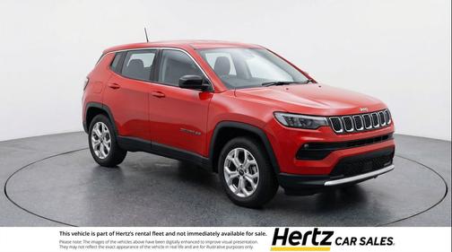 Red Hot Pearlcoat 2025 Jeep Compass Latitude