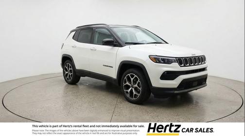 Bright White Clearcoat 2025 Jeep Compass Limited