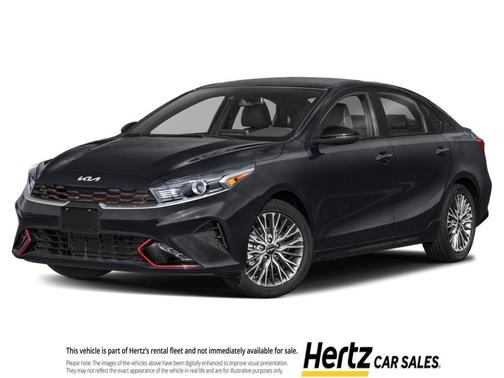Aurora Black 2023 Kia Forte GT-Line