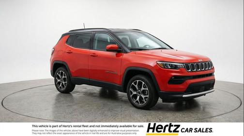Red Hot Pearlcoat 2025 Jeep Compass Limited