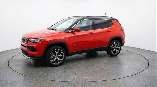 Red Hot Pearlcoat 2025 Jeep Compass Limited