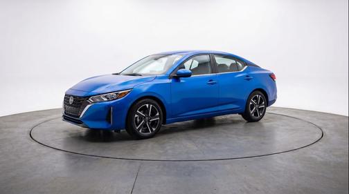 Electric Blue Metallic 2025 Nissan Sentra SV