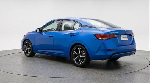 Electric Blue Metallic 2025 Nissan Sentra SV