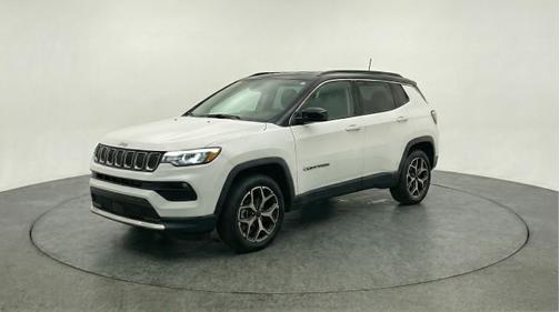 Bright White Clearcoat 2025 Jeep Compass Limited