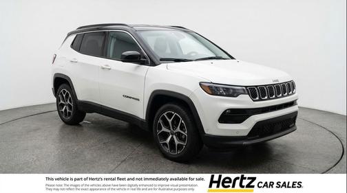 Bright White Clearcoat 2025 Jeep Compass Limited