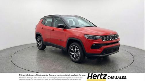Red Hot Pearlcoat 2025 Jeep Compass Limited