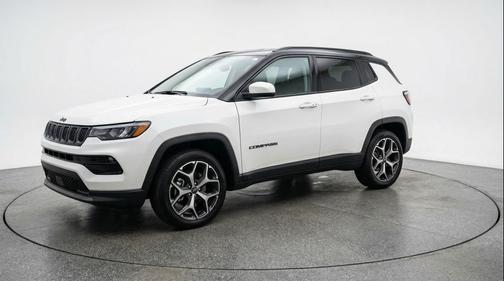 Bright White Clearcoat 2025 Jeep Compass Limited