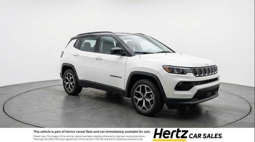 Bright White Clearcoat 2025 Jeep Compass Limited